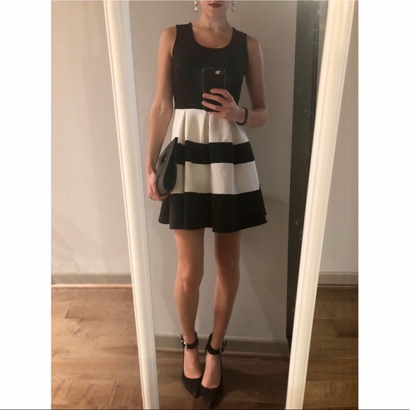 XS Striped Princess Cut Dress - Picture 1 of 3